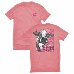 Brand new 🔔 Lincoln Outfitters Ladies Till the Cows Come Home Short Sleeve T-Shirt - LO-L204-ROSE - T-Shirts ❤️