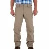 Best Pirce ❤️ Lincoln Outfitters Men's Flex Canvas Work Pants Khaki - 100085-KH ⌛