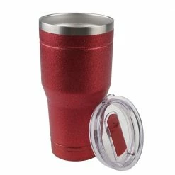 Wholesale 💯 Lincoln Outfitters 30oz. Stainless Glitter Tumbler Red - 87-404-0204 - Water Bottles & Hydration ✔️