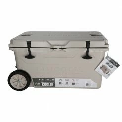 New ✔️ Lincoln Outfitters 65 Quart High Performance Cooler, Tan - 87-677-0204 - Coolers 🔔