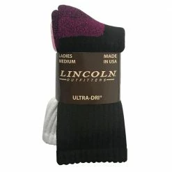 Top 10 🎉 Lincoln Outfitters Women's Cotton Crew Socks 2 Pack - L2/949-B/W - Socks Women's 🧨