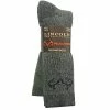Best Pirce ⌛ Lincoln Outfitters Men's Merino Wool Blend Boot Sock 2 Pack Black Large - RT/L2/822-BLK/GRN - 🤩 Socks 😍