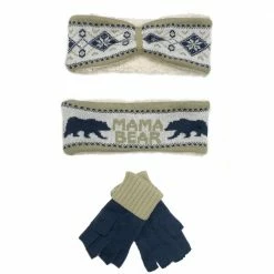 Outlet 🔔 Lincoln Outfitters Women's Warm Hearted Headband and Glove Set Tan - P11710-TAN - Winter Headband and Glove Set 😉
