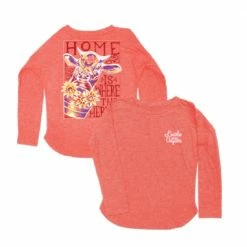 Cheap ⭐ Lincoln Outfitters ✔️ Girls' Home Is Where The Herd Is Long Sleeve T-Shirt Loyls-03 - Shirts 👍
