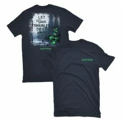 Deals 🌟 Lincoln Outfitters Men's Let Your Troubles Drift Away Short Sleeve T-Shirt - LO-128 - T-Shirts 🌟