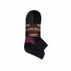 Cheap ✔️ Lincoln Outfitters Women's Ultra-Dri Cushion Foot No-Show Sock 3 Pack Black - L3/72036-BL - Socks Women's 🤩