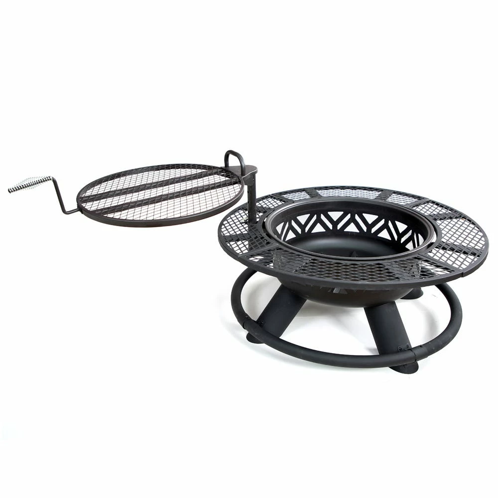 Deals π Lincoln Outfitters Steel Fire Pit with BBQ Grate - 90-165-0204 - Fire Pits & Heaters π 8 Deals π Lincoln Outfitters Steel Fire Pit with BBQ Grate - 90-165-0204 - Fire Pits & Heaters π - Image 8
