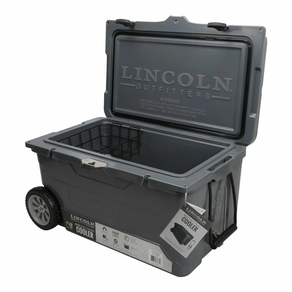Promo ❤️ Lincoln Outfitters 65 Quart High Performance Cooler, Grey - 87-676-0204 - Coolers 🛒 4 Promo ❤️ Lincoln Outfitters 65 Quart High Performance Cooler, Grey - 87-676-0204 - Coolers 🛒 - Image 4