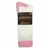 New 🧨 Lincoln Outfitters Women's Merino Wool Blend Boot Sock White Medium - L872-WH/PK - Socks 😍