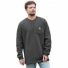 Best reviews of 🛒 Lincoln Outfitters Men's Sherpa Henley Gray - LOKL-E0378-GUNHTR - Long Sleeve Shirts ⌛