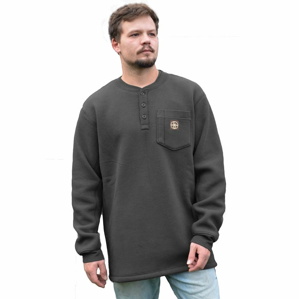 Best reviews of 🛒 Lincoln Outfitters Men's Sherpa Henley Gray - LOKL-E0378-GUNHTR - Long Sleeve Shirts ⌛ 1 Best reviews of 🛒 Lincoln Outfitters Men's Sherpa Henley Gray - LOKL-E0378-GUNHTR - Long Sleeve Shirts ⌛