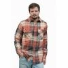New ⭐ Lincoln Outfitters Men's Big and Tall Brawny Flannel Rust Plaid LOFB-A0418BT - Long Sleeve Shirts 😀