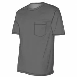 Best reviews of 🎁 Lincoln Outfitters Men's Heavyweight Relaxed Fit Short Sleeve Pocket Tee Steel Grey - LOPK-01R-SGY - Pocket T-Shirt 🛒
