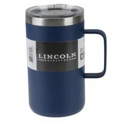 Wholesale 🔥 Lincoln Outfitters 20 Oz. Coffee Mug Navy Blue 87-962-0204 - Water Bottles & Hydration 🔥