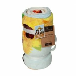 Promo ✨ Lincoln Outfitters Hanging with My Chicks Cow Printed Velvet 50 x 60 Throw - RK-PHVEL-CHIK - Blankets & Bedspreads ✨