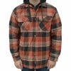 Deals 💯 Lincoln Outfitters Men's Hooded Shirt Jacket Russet Red - LOHJ-A0417 - Jackets 🔥