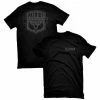 Wholesale ✔️ Lincoln Outfitters Men's Short Sleeve Patriot Shield T-Shirt Black - LO-133 - T-Shirts 🔔