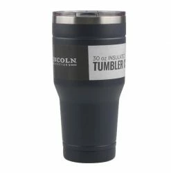 Flash Sale 🤩 Lincoln Outfitters 30oz. Stainless Steel Gray Tumble 30LO11C - Camp Kitchen 🔔