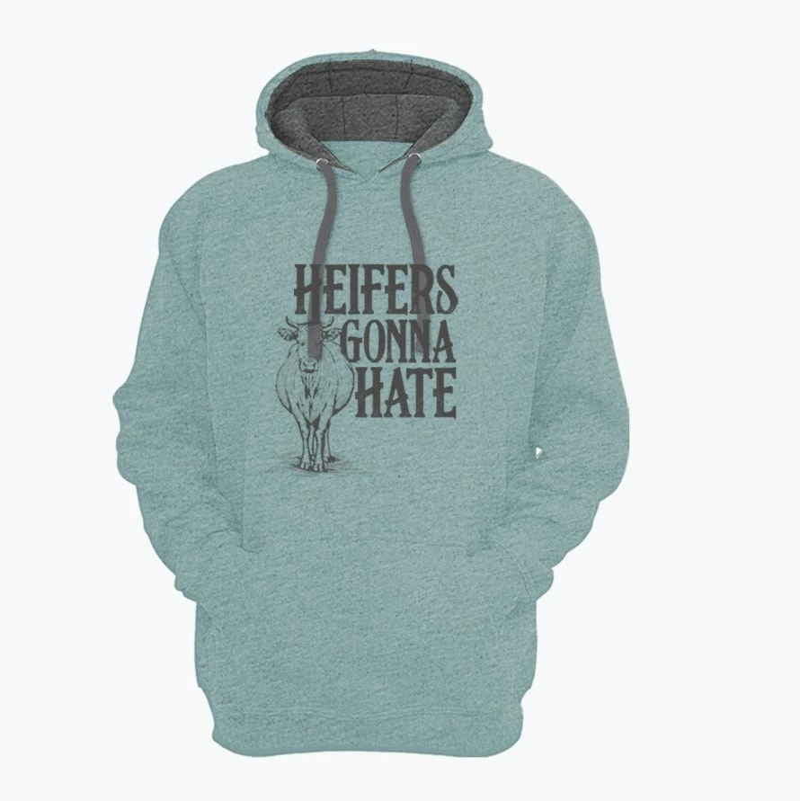 Deals π Lincoln Outfitters Heifers Gonna Hate Ladie's Long Sleeve Hoodie, Aquifer Light Heather - LO-LH30 - Hooded Sweatshirts Women's β 1 Deals π Lincoln Outfitters Heifers Gonna Hate Ladie's Long Sleeve Hoodie, Aquifer Light Heather - LO-LH30 - Hooded Sweatshirts Women's β