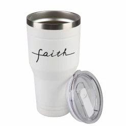 Cheap 🥰 Lincoln Outfitters "Faith" 30 oz. Religious Tumbler, White - 89-644-0204 - Tumblers ❤️ -Lincoln Outfitters Shop 45a591717b3a04889b48a22d8769b5985c50c806 32631067 3