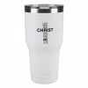 Wholesale 👍 Lincoln Outfitters "All Things Through Christ" 30 oz. Religious Tumbler, White - 89-645-0204 - Tumblers ✔️