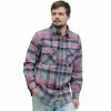 Discount ✔️ Lincoln Outfitters Men's Big and Tall Brawny Flannel Charcoal Heather LOFB-E0400CHRBT - Long Sleeve 👍 Shirts ✨