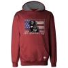 Deals 🔔 LO Youth Boy's All American Kid Polyester Long Sleeve Hoodie Garnet - LOYPH-09 - Hooded Sweatshirt Kid's ❤️