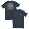 Best reviews of ⌛ Lincoln Outfitters Men's Short Sleeve Patriot Shield T-Shirt Vintage Indigo Black Heather - LO-133-VIBH - T-Shirts ❤️