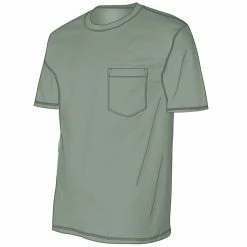 Brand new 💯 Lincoln Outfitters Men's Heavyweight Pocket T-Shirt - LOPK-01-SAGE 😉