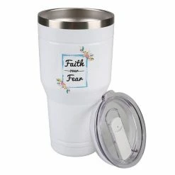Top 10 🔔 Lincoln Outfitters "Faith Over Fear" 30 oz. Religious Tumbler, White - 89-643-0204 - Tumblers 👍 -Lincoln Outfitters Shop 617b295e2cee532deb8ea221af56024819eb3f64 32631066 3
