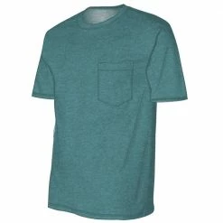 Brand new ✔️ Lincoln Outfitters Men's Heavyweight Pocket T-Shirt -  LOPK-01-TEAL - T-Shirts ⌛
