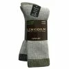 Cheapest ✔️ Lincoln Outfitters Boy's Merino Wool Blend Boot Sock 2 Pack Black - L2/8857-OL/BL - ⭐ Socks 🛒