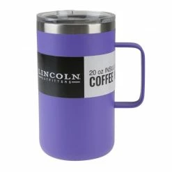 Budget π₯ Lincoln Outfitters 20 Oz. Coffee Mug Purple 87-964-0204 - Water Bottles & Hydration β