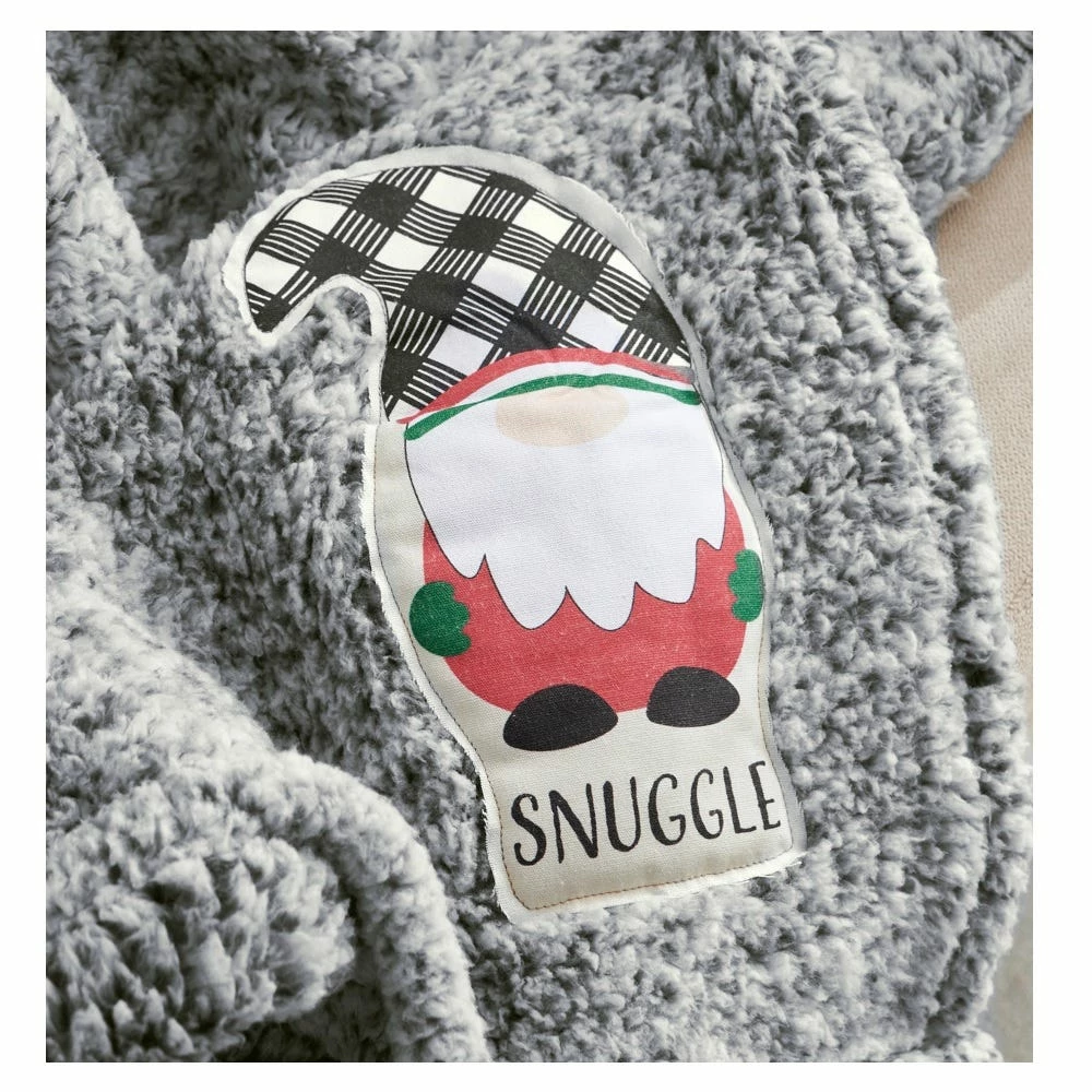 Cheap 🥰 Lincoln Outfitters Holiday Gnome Backprinted Teddy Sherpa 50 x 60 Throw with printed Patch applique - RK-TEDAP-HOL - Blankets & Bedspreads 🧨 2 Cheap 🥰 Lincoln Outfitters Holiday Gnome Backprinted Teddy Sherpa 50 x 60 Throw with printed Patch applique - RK-TEDAP-HOL - Blankets & Bedspreads 🧨 - Image 2