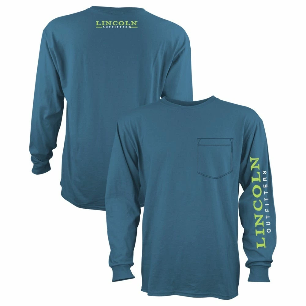 Brand new ๐ Lincoln Outfitters Men's Heavyweight Long Sleeve Pocket Graphic Tee Bluesteel -ย LOLSPK-01-BS - Long Sleeve ๐ Shirts โ๏ธ 1 Brand new ๐ Lincoln Outfitters Men's Heavyweight Long Sleeve Pocket Graphic Tee Bluesteel -ย LOLSPK-01-BS - Long Sleeve ๐ Shirts โ๏ธ