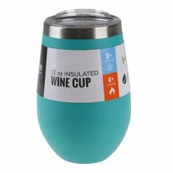 Brand new 🤩 Lincoln Outfitters 12 Oz. Wine Cup Teal 87-967-0204 - Water Bottles & Hydration ❤️