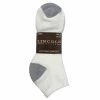 Budget 🎁 Lincoln Outfitters Men's Cotton No-Show Sock 3 Pack X-Large White - L3-950-W-XL - Socks 🧨
