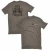 Promo 🧨 Lincoln Outfitters Men's Short Sleeve Strength 4X4 T-Shirt Walnut Dark Heather - LO-135 - T-Shirts ✨