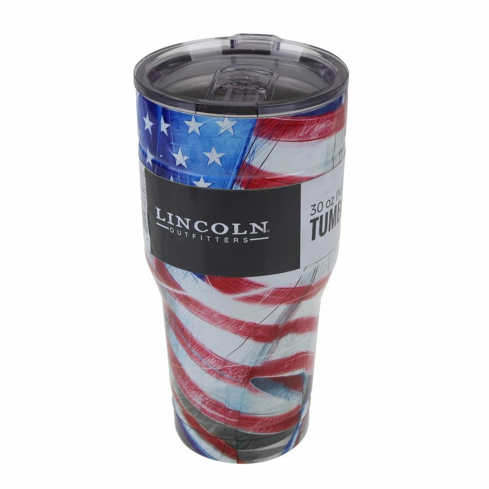 Discount ⌛ Lincoln Outfitters 30 Oz Stainless Tumbler USA Flag 88-086-0204 - Tumblers ✔️ 2 Discount ⌛ Lincoln Outfitters 30 Oz Stainless Tumbler USA Flag 88-086-0204 - Tumblers ✔️ - Image 2