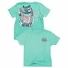 Deals ❤️ Lincoln Outfitters Youth Girl's Don't Give A Hoot Short Sleeve T-Shirt - LOY-28 - T-Shirts ⌛