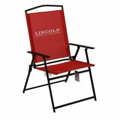 Best deal ✨ Lincoln Outfitters XL Sling Folding Chair, Oxy Fire - 89-274-0204 - Camp Furniture 🔔