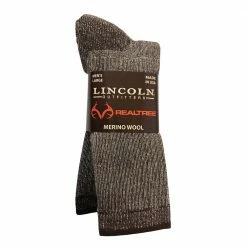 Best reviews of ⌛ Lincoln Outfitters Men's Merino Wool Boot Sock 2 Pack Brown - RT/L2/9743-BRN - Socks ✨