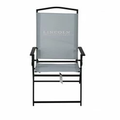 Outlet ⭐ Lincoln Outfitters XL Sling Folding Chair, Gray - 89-271-0204 - Camp Furniture 🥰 -Lincoln Outfitters Shop 9c1544014121d5942eca591144f4fcf6471fae6d 32512021 3