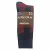 Buy 🎁 Lincoln Outfitters Women's Buffalo Plaid Merino Wool Crew Sock Red - L72227-RD - Socks 🎉