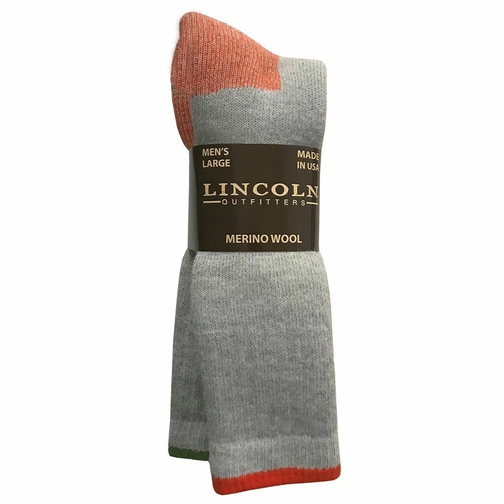 Best deal π Lincoln Outfitters Men's Merino Wool Blend Work Sock 2 Pack Green - L2/699-ORG/GRN - Socks π 1 Best deal π Lincoln Outfitters Men's Merino Wool Blend Work Sock 2 Pack Green - L2/699-ORG/GRN - Socks π