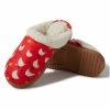 Cheapest 🌟 Lincoln Outfitters Women's Printed Scuff with Cuff, Red - 60984 - 💯 Women's Slippers ⌛