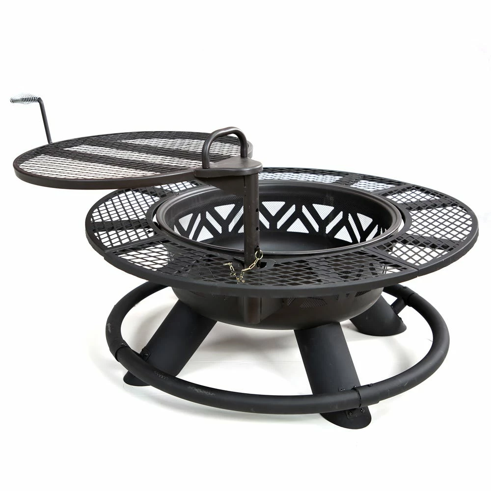 Deals π Lincoln Outfitters Steel Fire Pit with BBQ Grate - 90-165-0204 - Fire Pits & Heaters π 7 Deals π Lincoln Outfitters Steel Fire Pit with BBQ Grate - 90-165-0204 - Fire Pits & Heaters π - Image 7