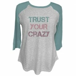 Brand new ⭐ Lincoln Outfitters Ladies Long Sleeve Trust Your Crazy Aquifer T-Shirt - LO-LFW-06 - Long Sleeve Shirts Women's 🧨