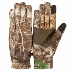New ⭐ Lincoln Outfitters Men’s Light Weight Knit Jersey Shooters Glove Real Tree Edge 1412-EDG - Hunting Apparel ✔️