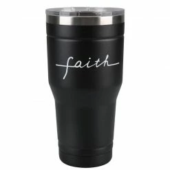 Top 10 ⌛ Lincoln Outfitters "Faith" 30 oz. Religious Tumbler, Black - 89-632-0204 - Tumblers 🎁